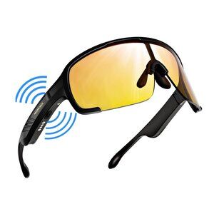 MOONCOOL Bluetooth Audio Cycling Sunglasses - Polarized Smart Glasses UV400